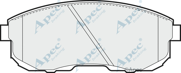 Brake Pad Set, disc brake (PAD669)