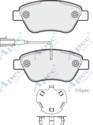 Brake Pad Set, disc brake (PAD1775)