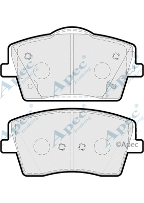 Brake Pad Set, disc brake (PAD2249)