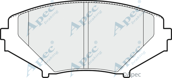 Brake Pad Set, disc brake (PAD1372)