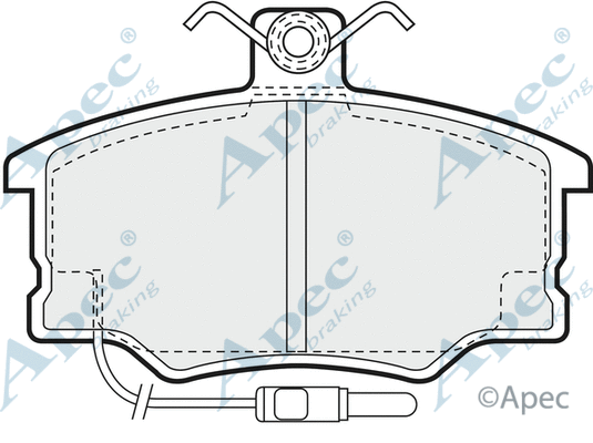 Brake Pad Set, disc brake (PAD572)