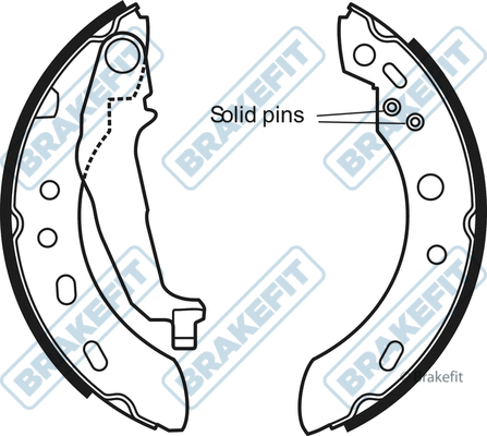 Brake Shoe Set (BSH1036)