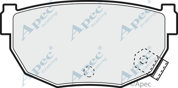 Brake Pad Set, disc brake (PAD965)