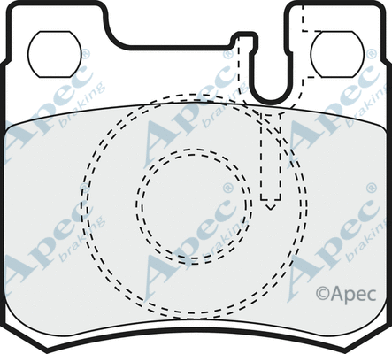 Brake Pad Set, disc brake (PAD772)