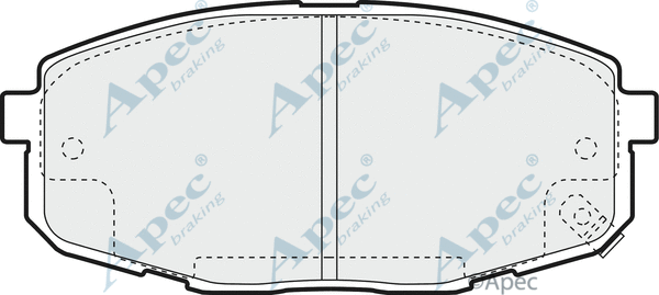 Brake Pad Set, disc brake (PAD1350)