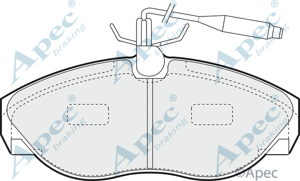 Brake Pad Set, disc brake (PAD867)