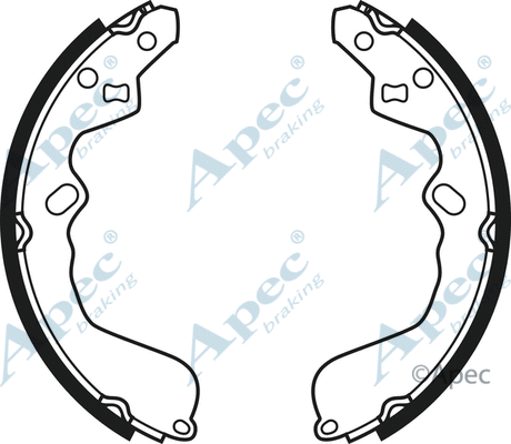 Brake Shoe Set (SHU680)