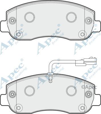 Brake Pad Set, disc brake (PAD1797)
