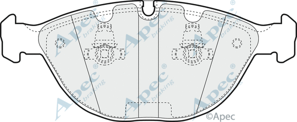 Brake Pad Set, disc brake (PAD1232)