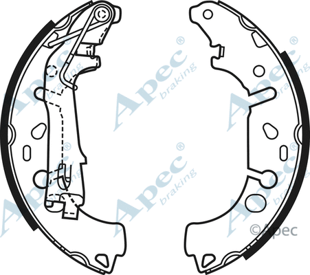 Brake Shoe Set (SHU698)