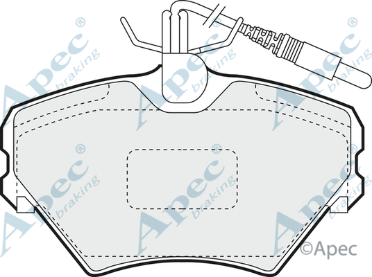 Brake Pad Set, disc brake (PAD849)