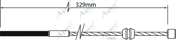 Cable Pull, parking brake (CAB1471)