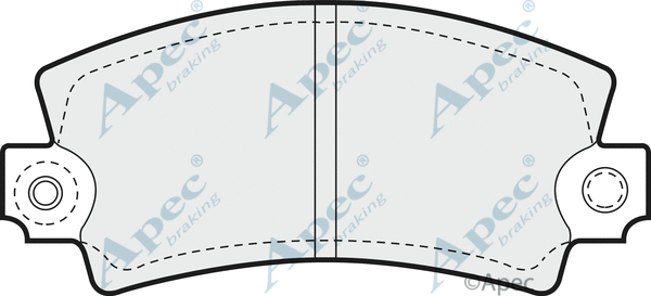 Brake Pad Set, disc brake (PAD134)