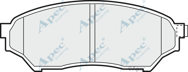 Brake Pad Set, disc brake (PAD1201)