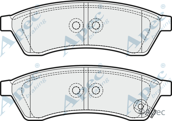 Brake Pad Set, disc brake (PAD1672)