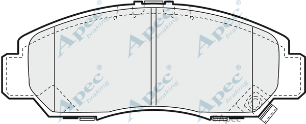 Brake Pad Set, disc brake (PAD1187)