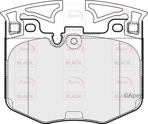 Brake Pad Set, disc brake (PAD2147B)