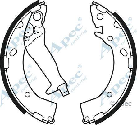 Brake Shoe Set (SHU679)