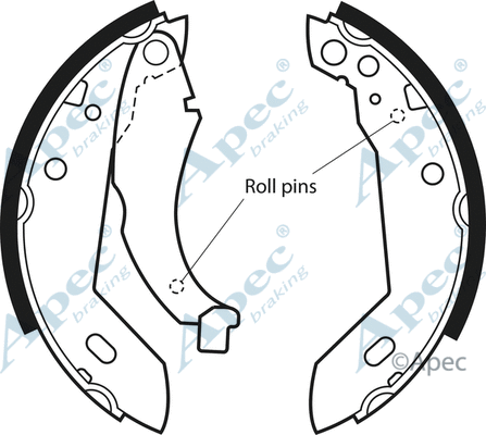 Brake Shoe Set (SHU351)