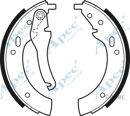 Brake Shoe Set (SHU62)
