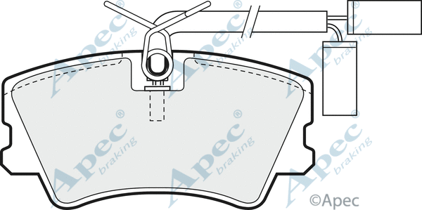 Brake Pad Set, disc brake (PAD635)