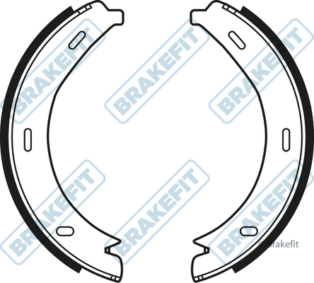 Brake Shoe Set, parking brake (BSH1111)