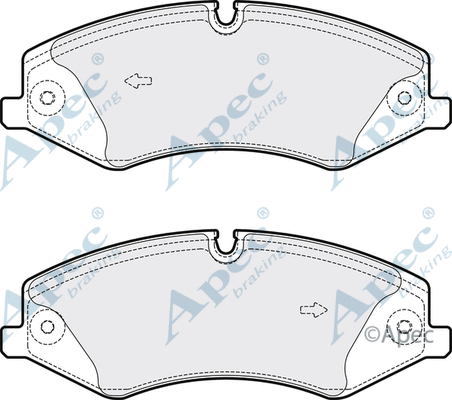 Brake Pad Set, disc brake (PAD1730)