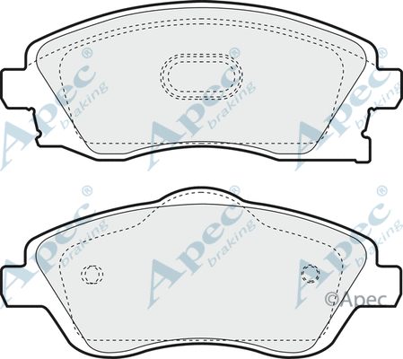 Brake Pad Set, disc brake (PAD1221)