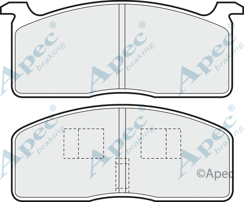 Brake Pad Set, disc brake (PAD310)