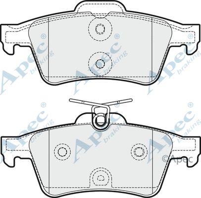 Brake Pad Set, disc brake (PAD1818)