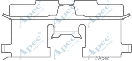 Accessory Kit, disc brake pad (KIT1125)