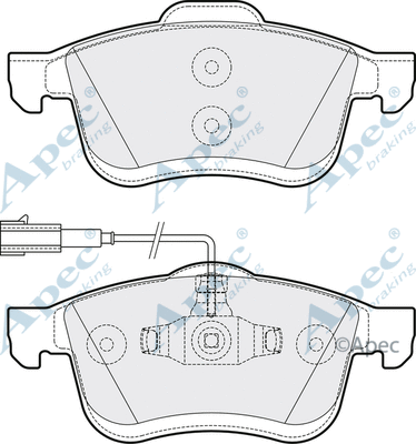 Brake Pad Set, disc brake (PAD2120)