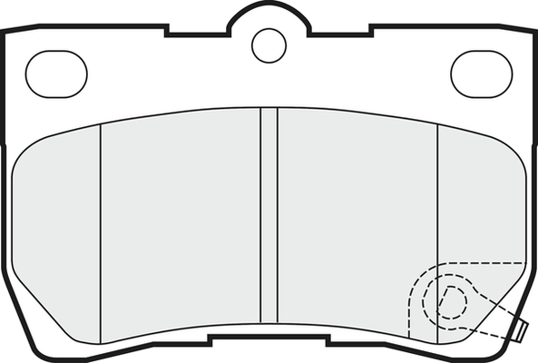 Brake Pad Set, disc brake (PD3335)