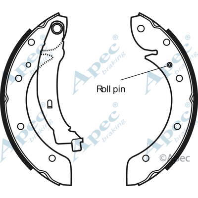 Brake Shoe Set (SHU570)