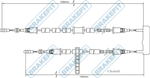 Cable Pull, parking brake (BBC3393)