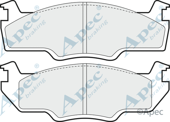 Brake Pad Set, disc brake (PAD353)