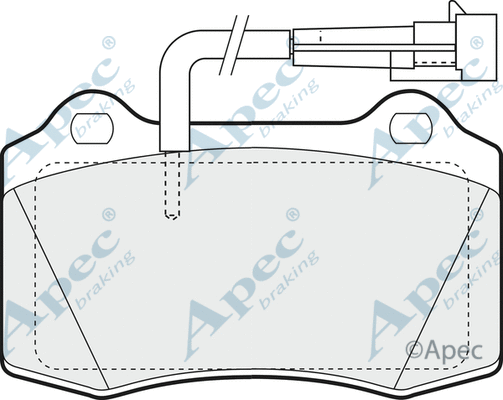 Brake Pad Set, disc brake (PAD1150)