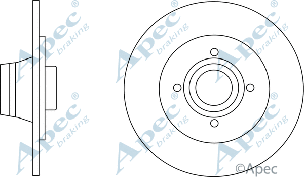 Brake Disc (DSK2826)