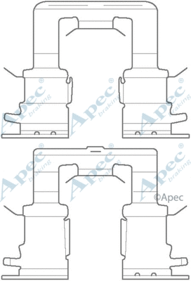 Accessory Kit, disc brake pad (KIT1149)