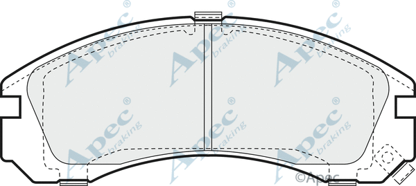 Brake Pad Set, disc brake (PAD781)