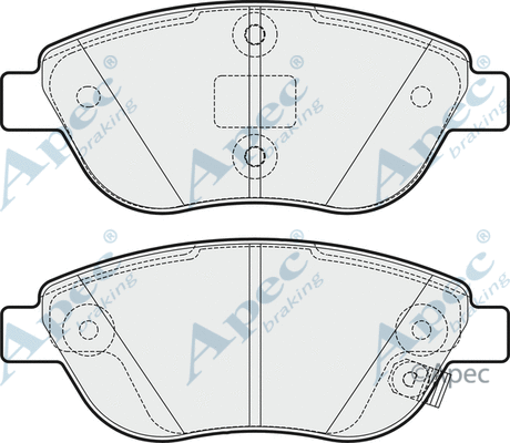 Brake Pad Set, disc brake (PAD2000)