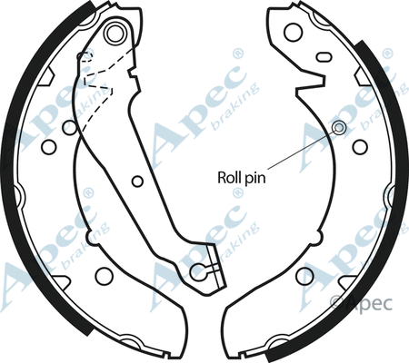 Brake Shoe Set (SHU310)