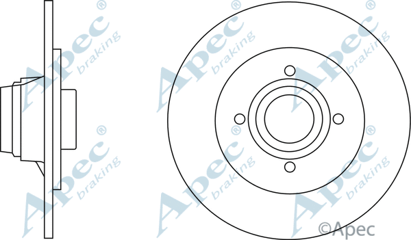Brake Disc (DSK2813)