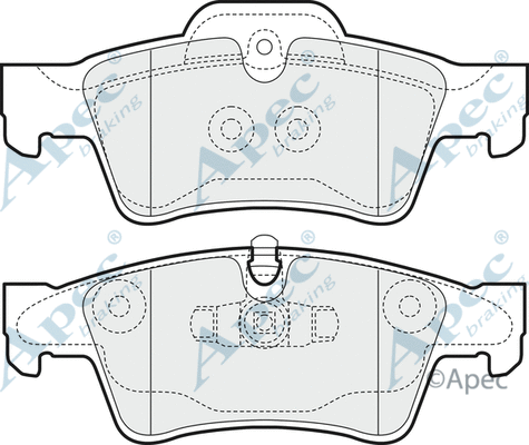 Brake Pad Set, disc brake (PAD1440)