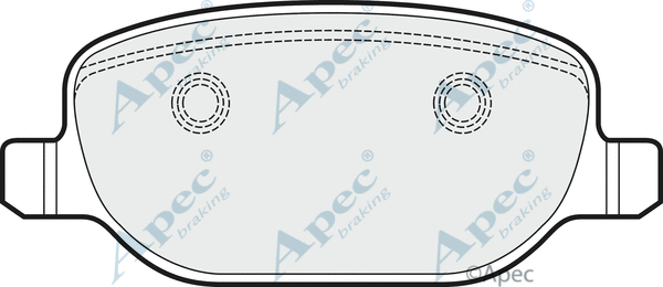 Brake Pad Set, disc brake (PAD1537)