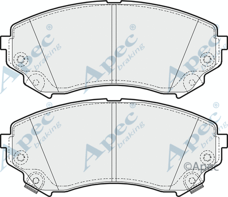 Brake Pad Set, disc brake (PAD1639)