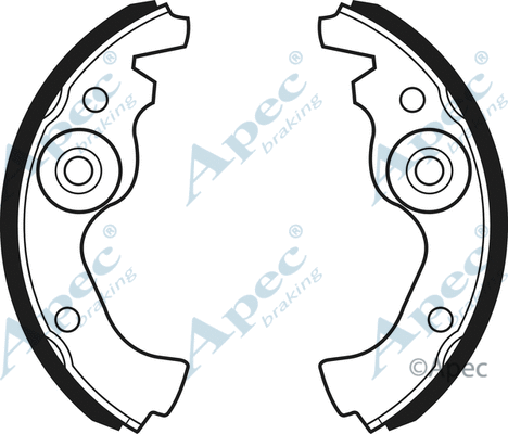 Brake Shoe Set (SHU43)