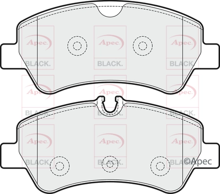 Brake Pad Set, disc brake (PAD1931B)