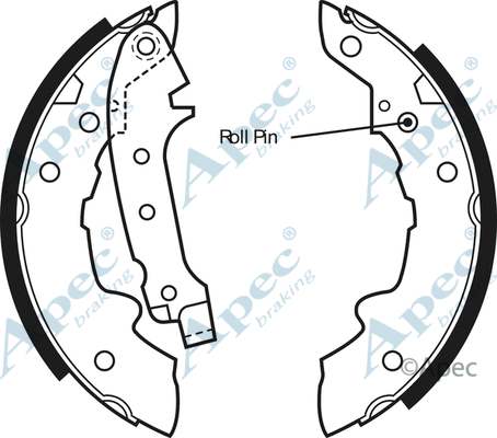 Brake Shoe Set (SHU447)