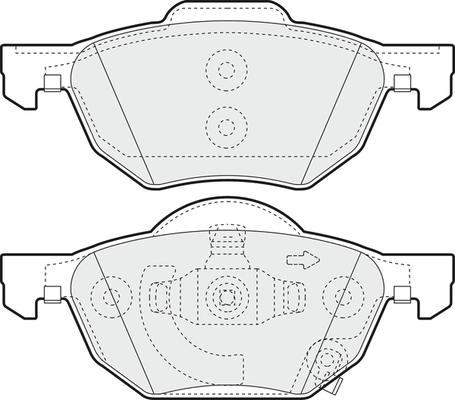 Brake Pad Set, disc brake (PD3333)